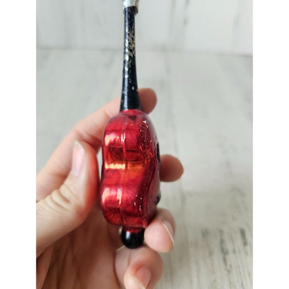 Vintage Poland mercury glass guitar banjo violin ornament Xmas tree - Picture 6 of 10